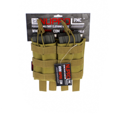 NP PMC M4 Double Open Mag Pouch - Tan