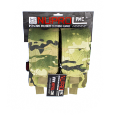 NP PMC M4 Double Flap Lid Mag Pouch - NP Camo