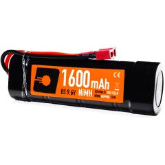 NiMH Battery 1600mAh 9.6v (STK|Deans) 