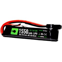 LiPo Battery 1550mAh 7.4v 20c (STK|Small Tamiya) 