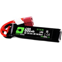LiPo Battery 600mAh 7.4v 20c (PDW|Deans) 