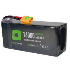 LiPo Battery 16000mAh 22.2v 30c (BLK|XT90) 