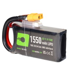 LiPo Battery 1550mAh 11.1v 150c (STK-Alu|XT60) 