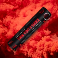 Twin Vent II Smoke Grenade (Burst Wire Pull) (~25s; 1.5g/s) (Red)