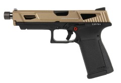 GTP 9 MS GBB Pistol (Desert Tan|Black)