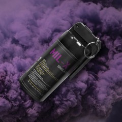 MIL-X Smoke Grenade (Single Vent) (~50s; 3g/s) (Purple)