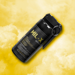 MIL-X Smoke Grenade (Single Vent) (~50s; 3g/s) (Yellow)