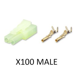 Small Tamiya Connector Pack (M-100pcs) 