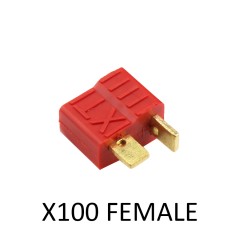 T-CONNECTOR FEMALE 100pk