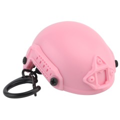 NP Fast Helmet Bottle Opener Keychain - Pink