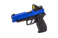 R226 + RDS GBB Pistol (Dual Tone) (Blue|Black)