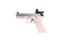 EU8 + RDS GBB Pistol (Silver|Pink)