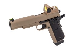 R14-R + RDS GBB Pistol (Tan)