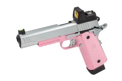 R14-R + RDS GBB Pistol (Silver|Pink)