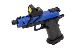 Hi-Capa CS Vengeance 3.8 Compact + RDS GBB Pistol (Dual Tone) (Blue|Black)