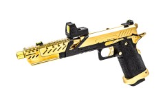 Hi-Capa 7.0 TITAN + RDS GBB Pistol (Gold|Black)