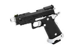 Hi-Capa CS Vengeance 3.8 Compact GBB Pistol (Black) (Silver Match)