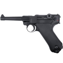 P08 Luger GBB Pistol (4") (Black)