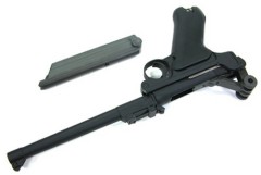 P08 Luger GBB Pistol (8") (Black)