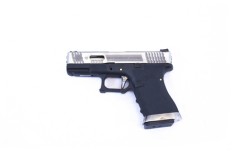 EU9 E-Force GBB Pistol (Silver|Black) (Silver Barrel)