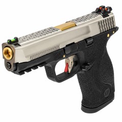 Big Bird E-Force Black (Silver-Gold) GBB Airsoft Pistol