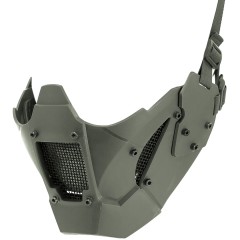 Mesh Lower Face Shield V4 (Green)