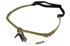 NP Battle Pro's - Green Frame / Clear Lense w/Insert