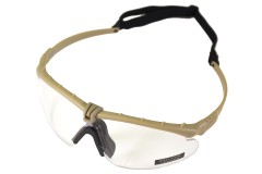 NP Battle Pro's - Tan Frame / Clear Lense w/Insert