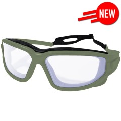 Defence Pro (Green - Clear) Protective Eyewear
