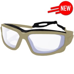 Defence Pro (Tan - Clear) Protective Eyewear