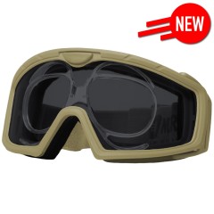Battle Visor RX (Tan - Smoked) Protective Eyewear