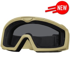 Battle Visor (Tan - Smoked) Protective Eyewear