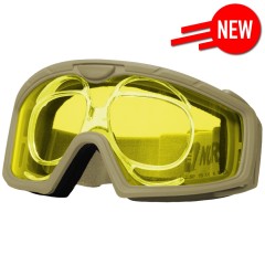 Battle Visor RX (Tan - Yellow) Protective Eyewear