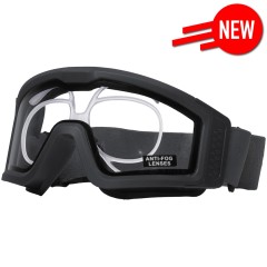 Battle Visor RX THERMAL (Black - Clear) Protective Eyewear