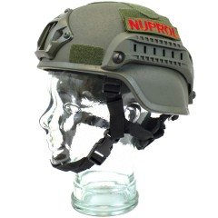 MICH 2000 Railed Helmet (Green)