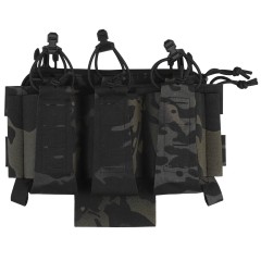 PMC Triple Open M4 Magazine Panel V2 (Black Camo)