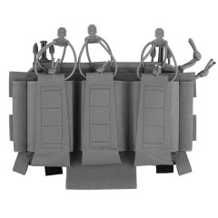 PMC Triple Open M4 Magazine Panel V2 (Grey)