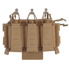 PMC Triple Open M4 Magazine Panel V2 (Tan)