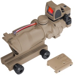 NPCog 4 x 32 + DR Sight FDE