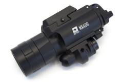 NP NX400 Pro Pistol Torch & Laser - Black