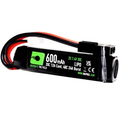 LiPo Battery 600mAh 7.4v 20c (PDW|Small Tamiya) 