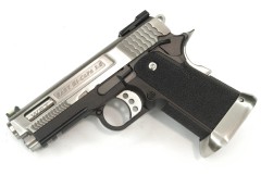 Hi-Capa 3.8 Brontosaurus GBB Pistol (Silver|Black) (Silver Barrel)