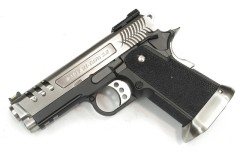 Hi-Capa 3.8 Deinonychus GBB Pistol (Silver|Black) (Silver Barrel)