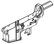 NP Delta: Lower Receiver - Jackal Alpha - Tan