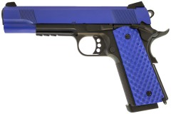 1911/MEU-R GBB Pistol (Dual Tone) (Blue|Black)