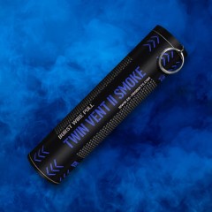 Twin Vent II Smoke Grenade (Burst Wire Pull) (~25s; 1.5g/s) (Blue)