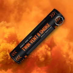 Twin Vent II Smoke Grenade (Burst Wire Pull) (~25s; 1.5g/s) (Orange)