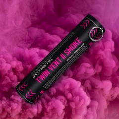 Twin Vent II Smoke Grenade (Burst Wire Pull) (~25s; 1.5g/s) (Pink)