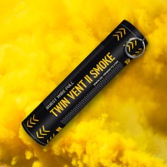 Twin Vent II Smoke Grenade (Burst Wire Pull) (~25s; 1.5g/s) (Yellow)