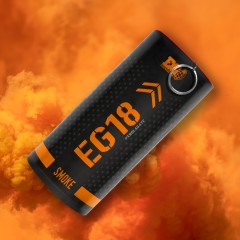 EG18 Smoke Grenade (Single Vent) (~90s; 1.1g/s) (Orange)